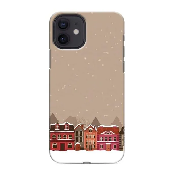 Чехол с принтом «Зимний город» для iPhone 12