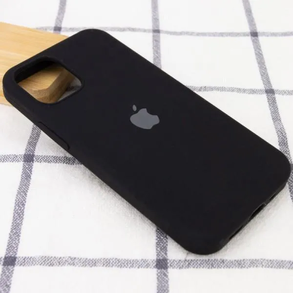 Чехол Silicone Case Full Protective (AA) для Apple iPhone 13 mini (5.4") — Черный — фото 2