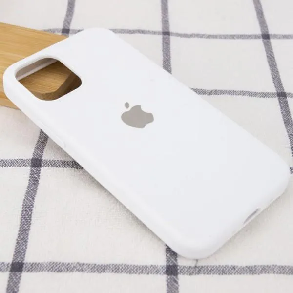 Чехол Silicone Case Full Protective (AA) для Apple iPhone 13 mini (5.4") — Белый — фото 2