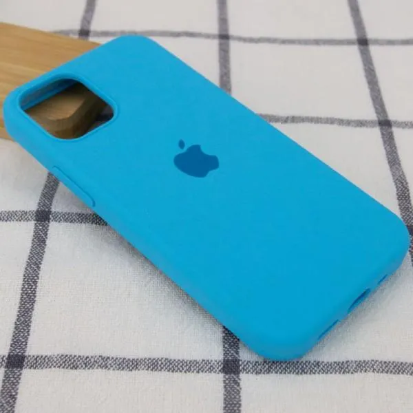Чехол Silicone Case Full Protective (AA) для Apple iPhone 13 mini (5.4") — Голубой — фото 2