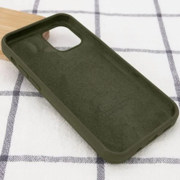 Чехол Silicone Case Full Protective (AA) для Apple iPhone 13 mini (5.4") — Зеленый — фото 3