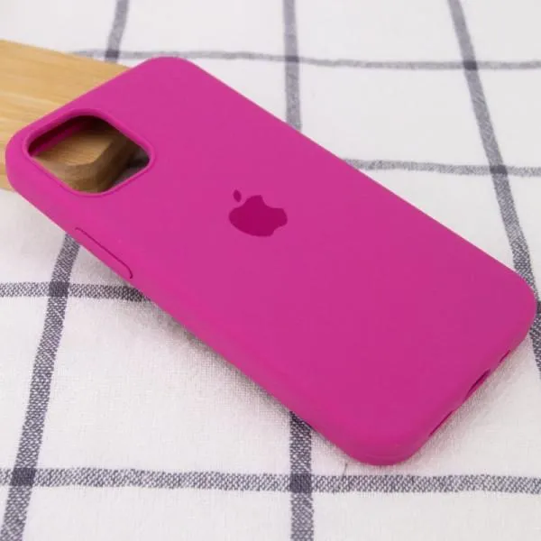 Чехол Silicone Case Full Protective (AA) для Apple iPhone 13 mini (5.4") — Малиновый — фото 2