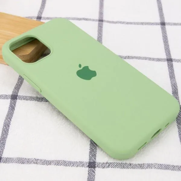 Чехол Silicone Case Full Protective (AA) для Apple iPhone 13 mini (5.4") — Мятный — фото 2