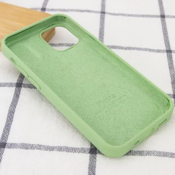 Чехол Silicone Case Full Protective (AA) для Apple iPhone 13 mini (5.4") — Мятный — фото 3
