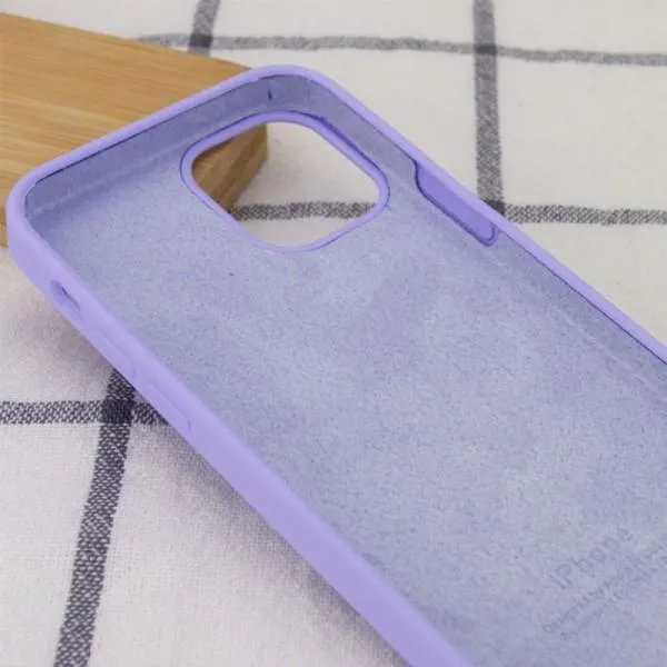 Чехол Silicone Case Full Protective (AA) для Apple iPhone 13 mini (5.4") — Сиреневый — фото 3