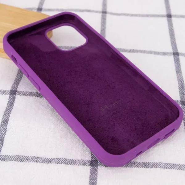 Чехол Silicone Case Full Protective (AA) для Apple iPhone 13 mini (5.4") — Фиолетовый — фото 3