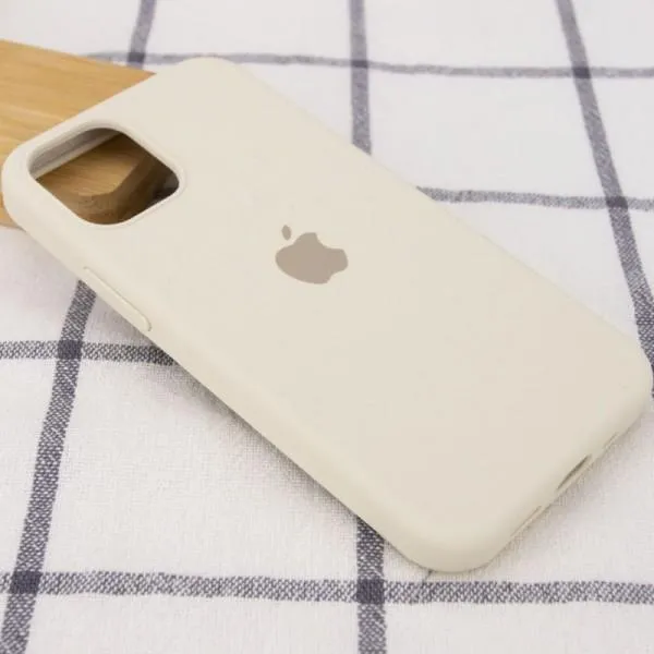 Чехол Silicone Case Full Protective (AA) для Apple iPhone 13 mini (5.4") — Бежевый — фото 5