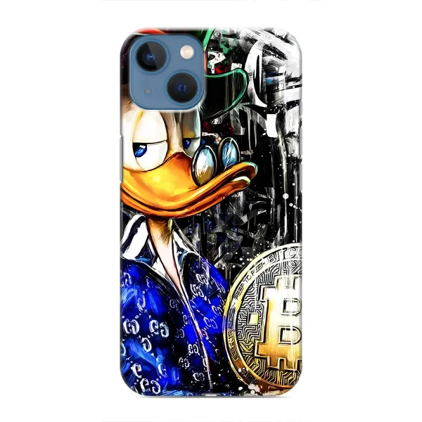 Чохол з принтом «Біткойн Скрудж» для iPhone 13 Mini