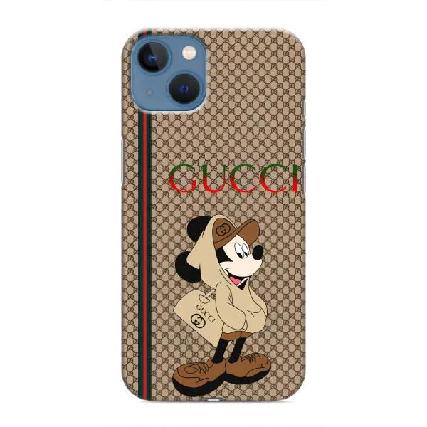 Чехол с принтом «Mickey GUCCI» для iPhone 13 Mini Чехол с принтом «Mickey GUCCI» для iPhone 13 Mini