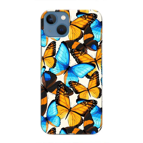 Чехол с принтом «Яркие бабочки» для iPhone 13 Mini