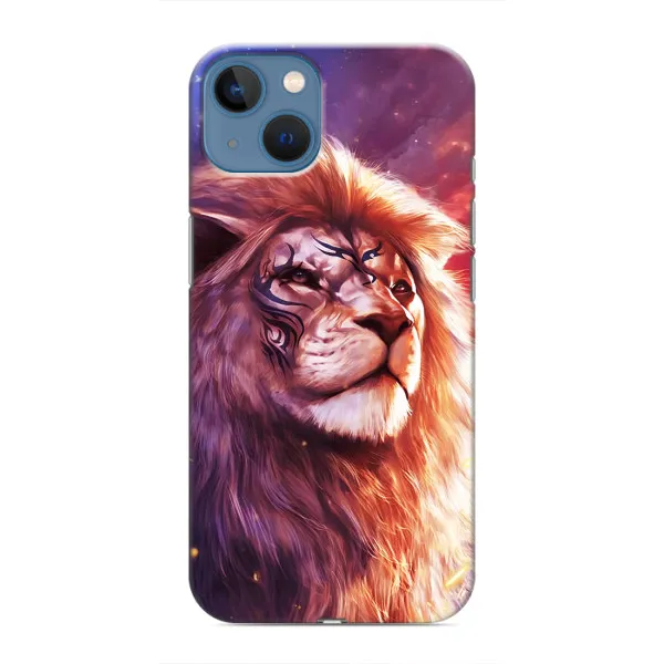 Чехол с принтом «Красочный Лев» для iPhone 13 Mini