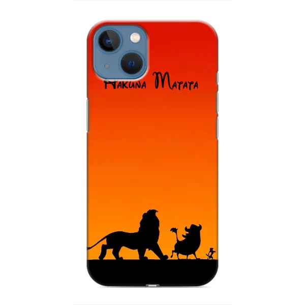 Чохол з принтом «Акуна Матата закат» для iPhone 13 Mini