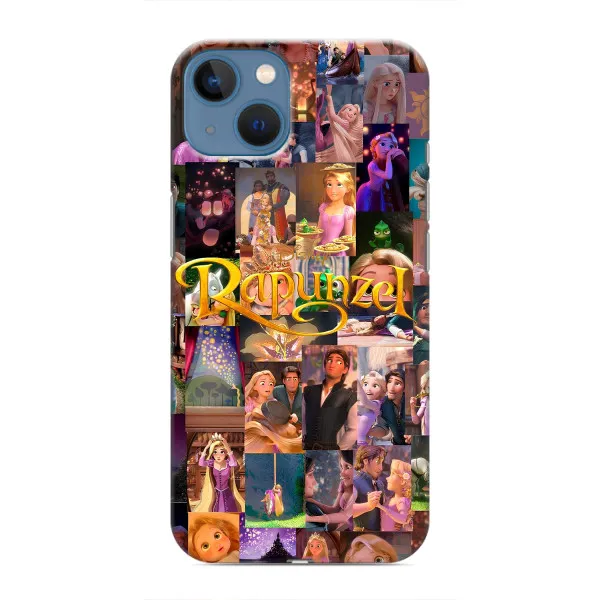 Чохол з принтом «Колаж Рапунцель» для iPhone 13 Mini