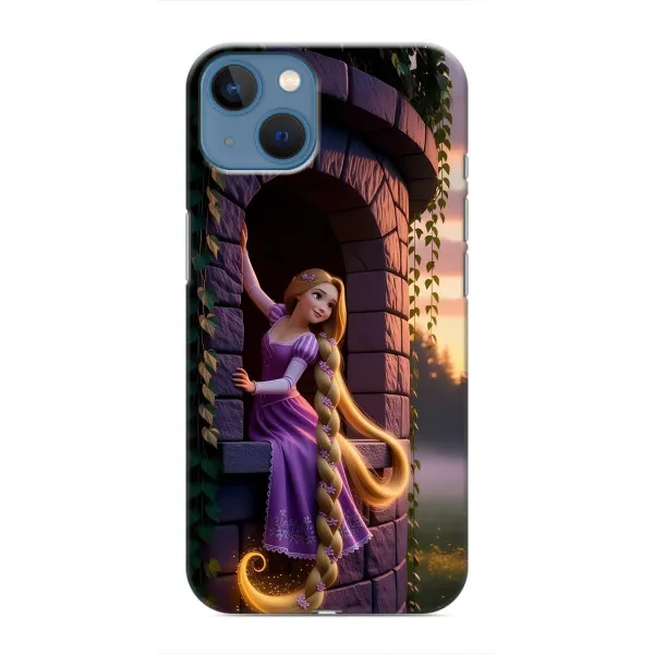 Чохол з принтом «Рапунцель на вежі» для iPhone 13 Mini