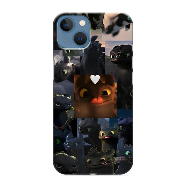 Чехол с принтом «Дракон коллаж» для iPhone 13 Mini