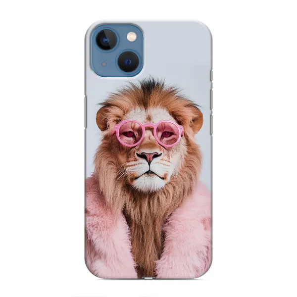 Чехол с принтом «Лев в очках» для iPhone 13 Mini