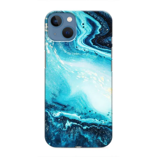 Чохол з принтом «Блакитний мрамор» для iPhone 13 Mini Чохол з принтом «Блакитний мрамор» для iPhone 13 Mini