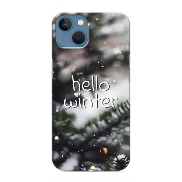 Чехол с принтом «Hello winter» для iPhone 13 Mini