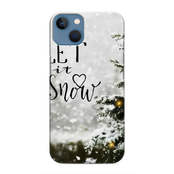 Чехол с принтом «Let it snow» для iPhone 13 Mini
