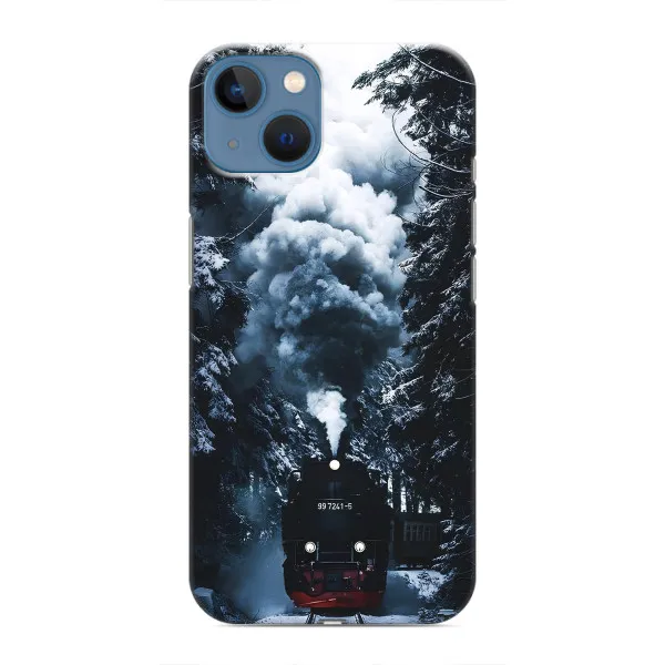 Чехол с принтом «Зимний поезд» для iPhone 13 Mini