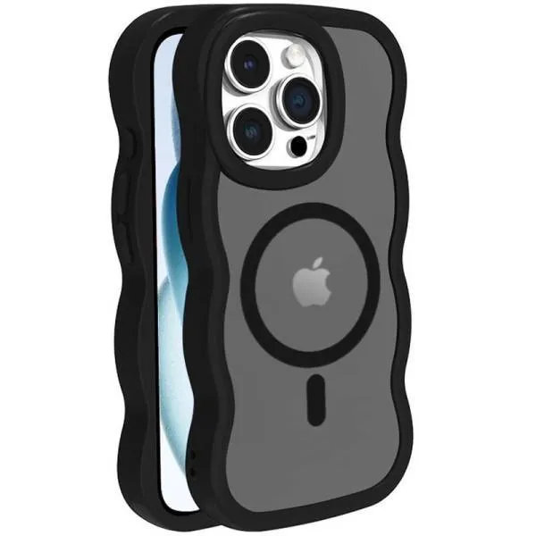 Чохол TPU+PC Undine with Magnetic Fit для Apple iPhone 13 Pro Max (6.7") — Чорний — фото 1