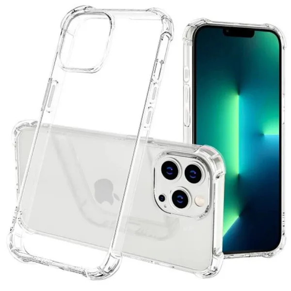 TPU чохол GETMAN Ease logo посилені кути для Apple iPhone 13 Pro Max (6.7") — Прозорий — фото 1 TPU чохол GETMAN Ease logo посилені кути для Apple iPhone 13 Pro Max (6.7") — Прозорий — фото 1
