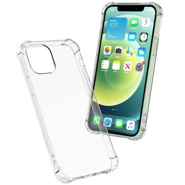 TPU чохол GETMAN Ease logo посилені кути для Apple iPhone 13 Pro Max (6.7") — Прозорий — фото 2 TPU чохол GETMAN Ease logo посилені кути для Apple iPhone 13 Pro Max (6.7") — Прозорий — фото 2