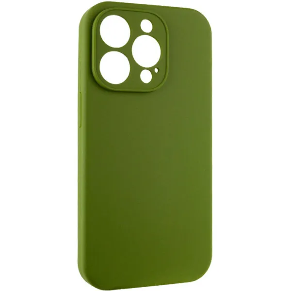 Чехол Silk Full Camera Protective (AA) NO LOGO для Apple iPhone 13 Pro Max (6.7") — Зеленый — фото 4 Чехол Silk Full Camera Protective (AA) NO LOGO для Apple iPhone 13 Pro Max (6.7") — Зеленый — фото 4