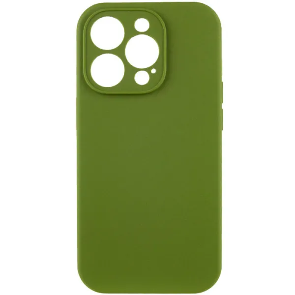 Чехол Silk Full Camera Protective (AA) NO LOGO для Apple iPhone 13 Pro Max (6.7") — Зеленый — фото 5 Чехол Silk Full Camera Protective (AA) NO LOGO для Apple iPhone 13 Pro Max (6.7") — Зеленый — фото 5