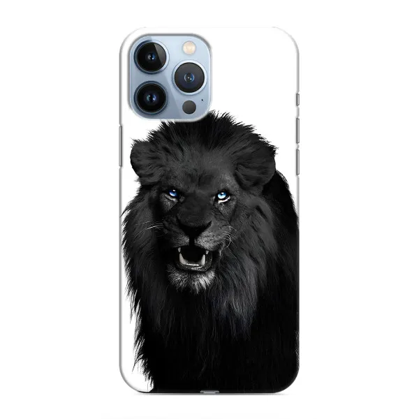 Чехол с принтом «Черный ЛЕВ» для iPhone 13 Pro Max