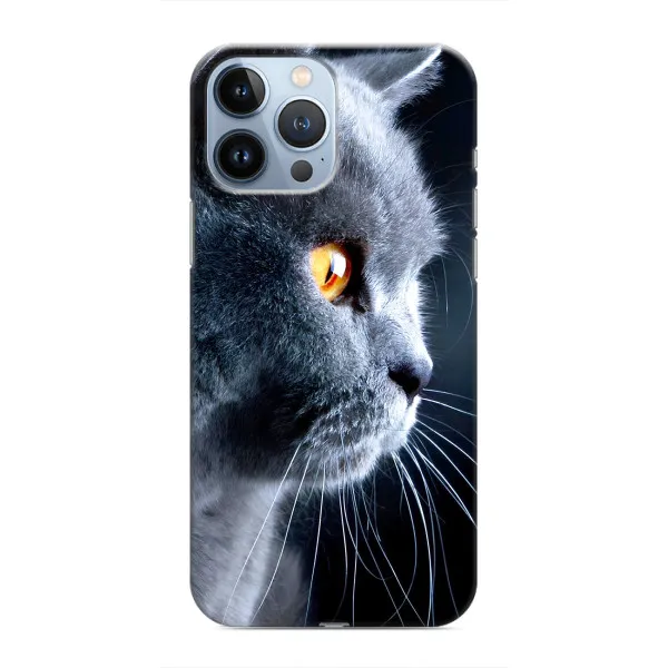 Чехол с принтом «Серый Кот» для iPhone 13 Pro Max