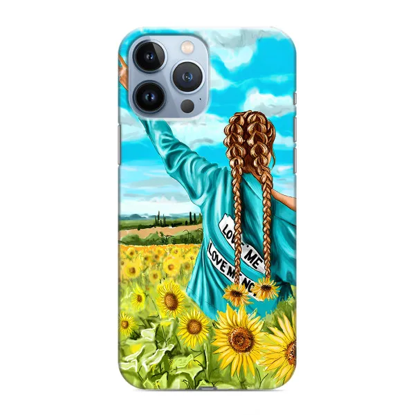 Чохол з принтом «Україночка» для iPhone 13 Pro Max