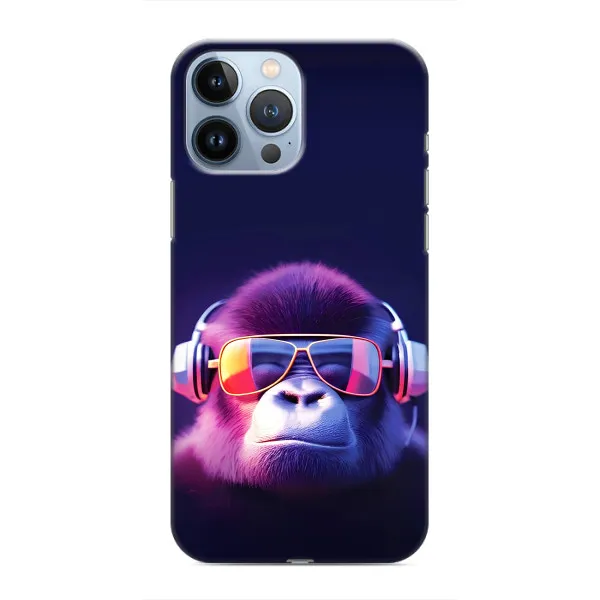 Чехол с принтом «Стильная обезьяна» для iPhone 13 Pro Max
