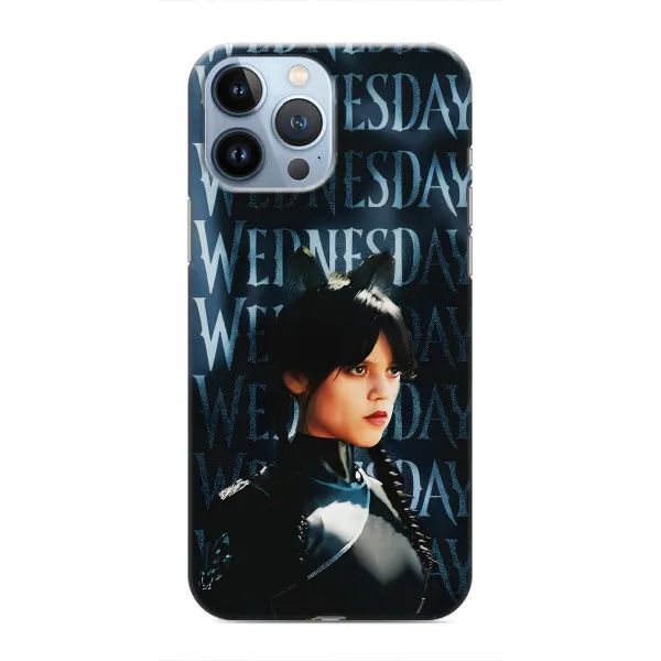 Чехол с принтом «Уэнздей кошка» для iPhone 13 Pro Max