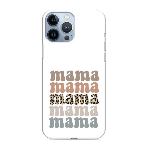Чохол з принтом «Текстовий колаж мама» для iPhone 13 Pro Max Чохол з принтом «Текстовий колаж мама» для iPhone 13 Pro Max