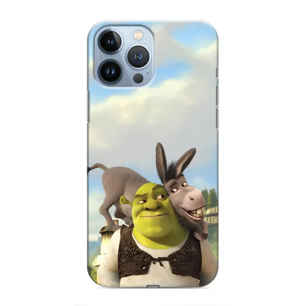 Чехол с принтом «Шрек и Осел» для iPhone 13 Pro Max