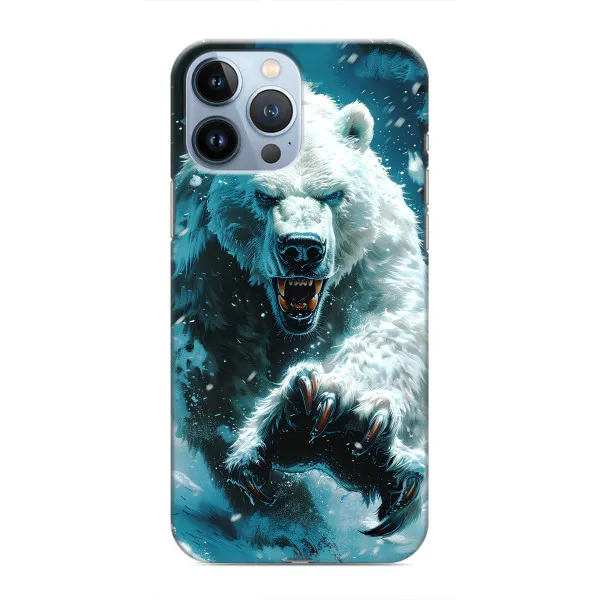 Чехол с принтом «Полярный медведь» для iPhone 13 Pro Max