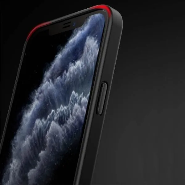 TPU+PC чехол Metal Buttons with Magnetic Fit для Apple iPhone 13 Pro (6.1") — Черный — фото 3