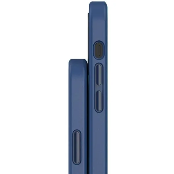 TPU+PC чехол Metal Buttons with Magnetic Fit для Apple iPhone 13 Pro (6.1") — Синий — фото 3