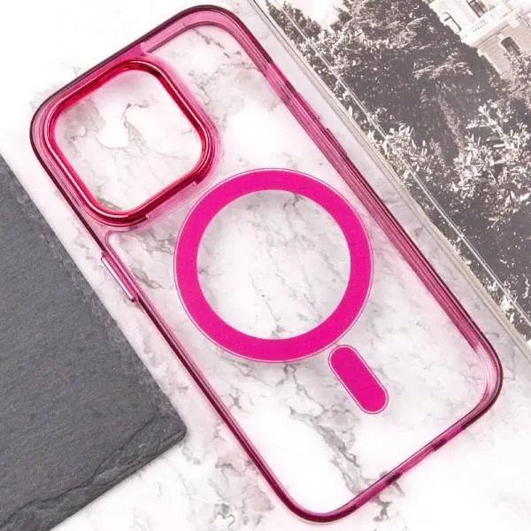 Чехол TPU Iris with Magnetic Fit для Apple iPhone 13 Pro (6.1") — Бордовый — фото 5