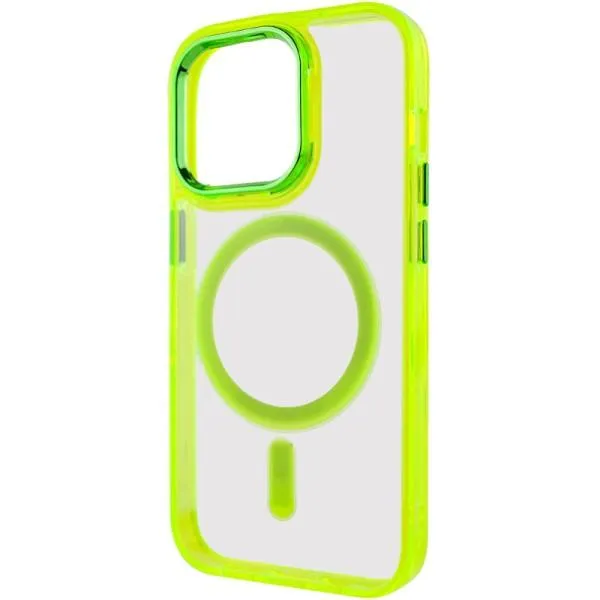 Чехол TPU Iris with Magnetic Fit для Apple iPhone 13 Pro (6.1") — Желтый — фото 3