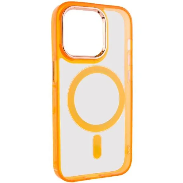 Чехол TPU Iris with Magnetic Fit для Apple iPhone 13 Pro (6.1") — Оранжевый — фото 2