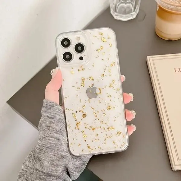 TPU чехол Golg Glitter для Apple iPhone 13 Pro — фото 1