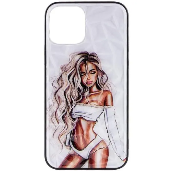 TPU+PC чохол Prisma Ladies для Apple iPhone 13 Pro (6.1") — Білий — фото 1