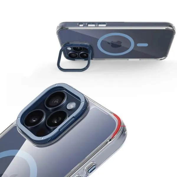 Чохол TPU Space Case Apex with Magnetic Fit для Apple iPhone 13 Pro / 14 Pro (6.1") — Темно-синій — фото 4
