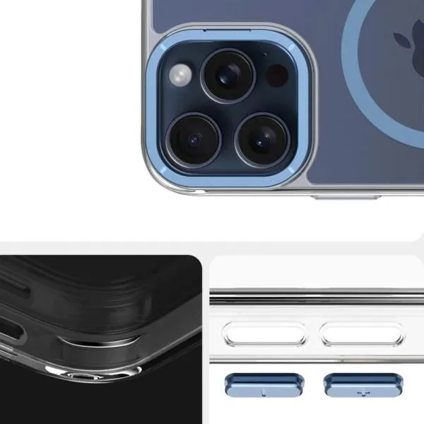 Чохол TPU Space Case Apex with Magnetic Fit для Apple iPhone 13 Pro / 14 Pro (6.1") — Темно-синій — фото 5