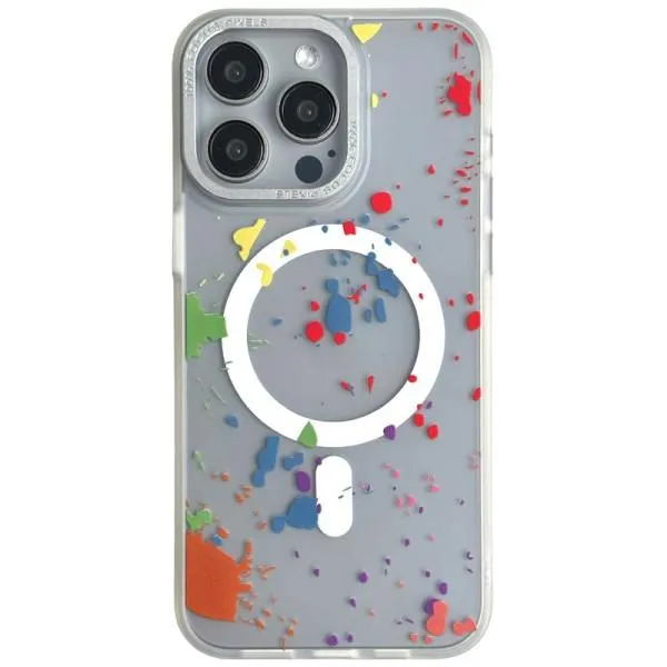 Чохол TPU+PC Flush with Magnetic Fit для Apple iPhone 13 Pro (6.1") — Білий — фото 1