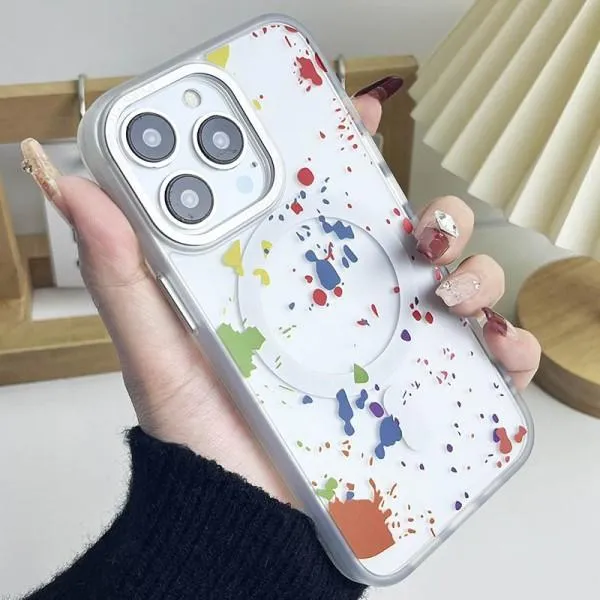 Чохол TPU+PC Flush with Magnetic Fit для Apple iPhone 13 Pro (6.1") — Білий — фото 2