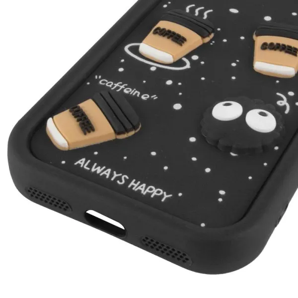 Чохол TPU Toys Case with Ears для Apple iPhone 13 Pro (6.1") — Чорний — фото 5