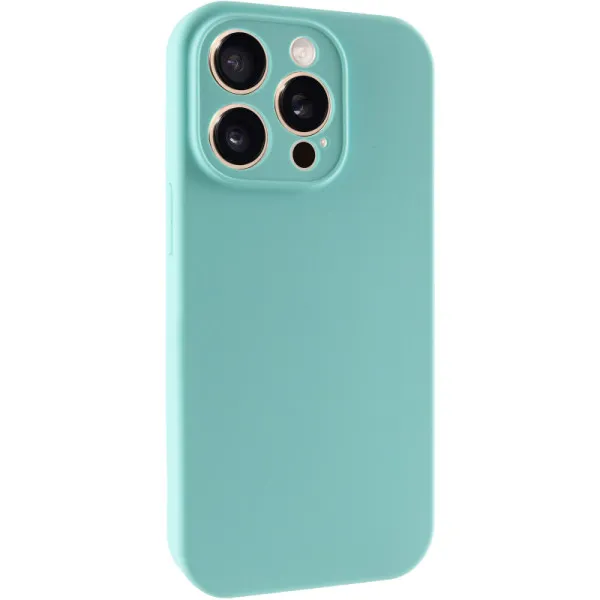 Чехол Silk Full Camera Protective (AA) NO LOGO для Apple iPhone 13 Pro (6.1") — Бирюзовый — фото 5